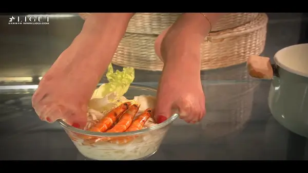 [Ligui丽柜] 高清视频 2017.11.16 雪糕 海鲜蘑菇面（下） - Ligui丽柜